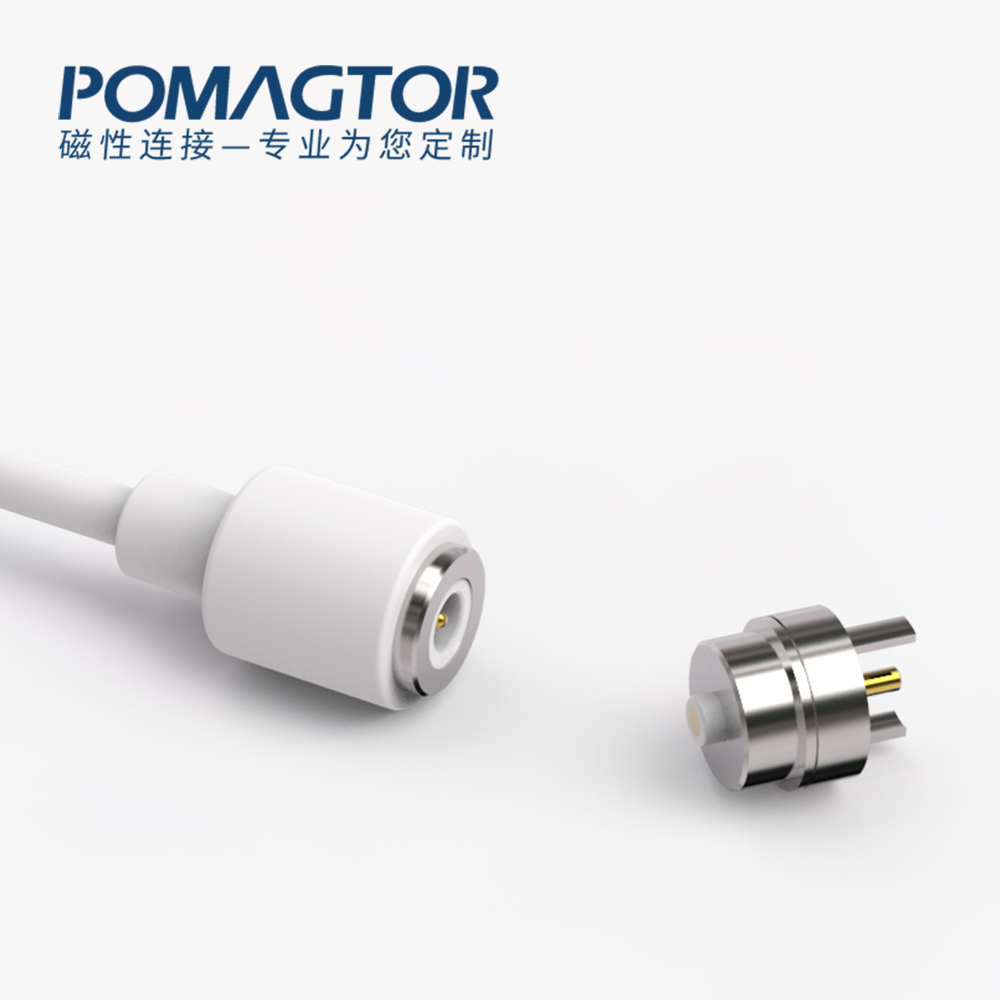 磁吸数据线 圆形磁性系列：2PIN，电镀黄铜Au3u，电压5V，电流1.5A，工作行程0.8mm:60gfMax，弹力寿命10000次+，工作温度-30°~85° 