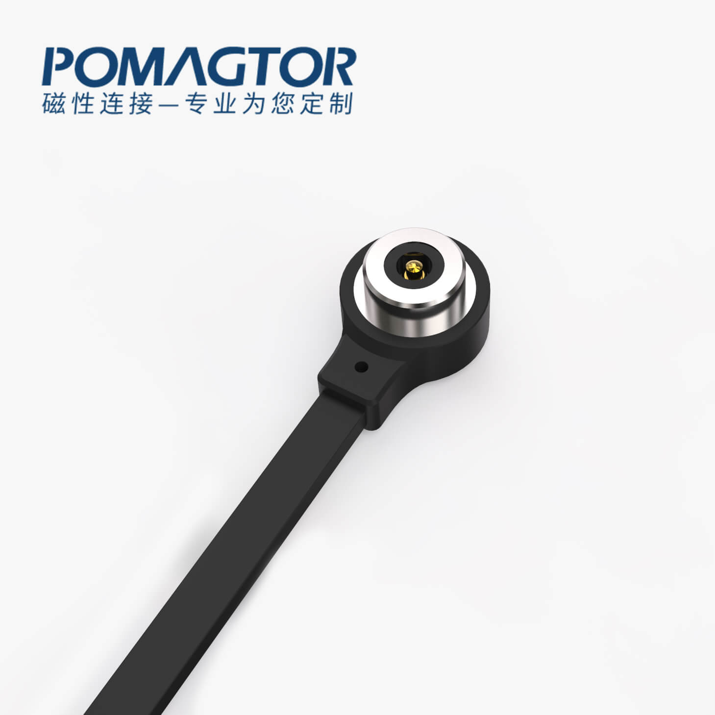 磁吸数据线 圆形磁性系列：2PIN，电压5V，电流2A，工作温度-30°~85° 