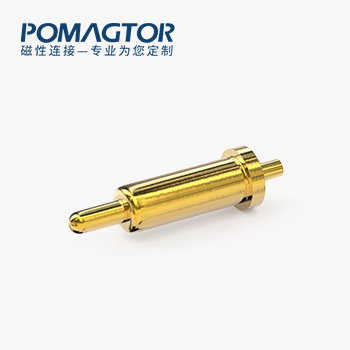 POGO PIN DIP式：电镀黄铜Au5u，电压5V，电流1A，工作行程0.7mm:60±20gf，弹力10000次+，工作温度-30°~85°