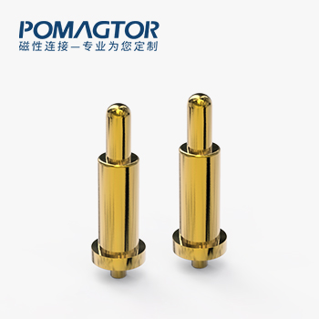 POGO PIN DIP式：电镀黄铜Au3u，电压5V，电流1A，工作行程1.0mm:40±20gf，弹力10000次+，工作温度-30°~85°